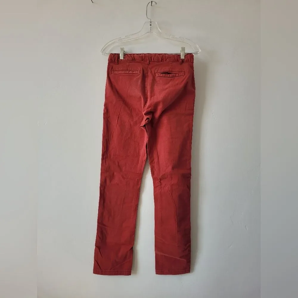 Childrens Place Boys Size 14 Trousers Slacks Dress Pants Brick Red Formal Sunday